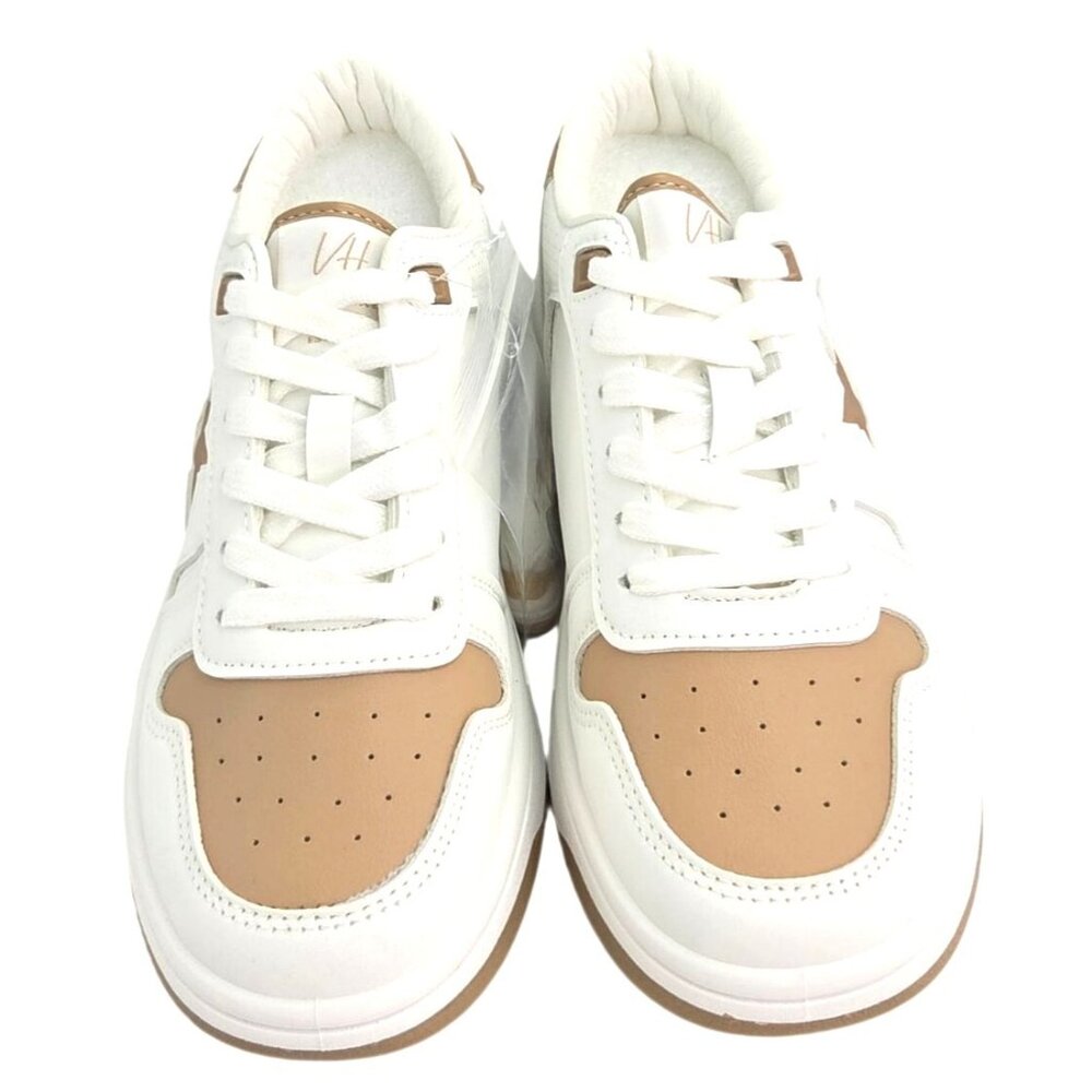 Vintage Havana Womens Star Fresh Sneakers White/Nude Size 8 With 2 Keychains - Picture 6 of 11